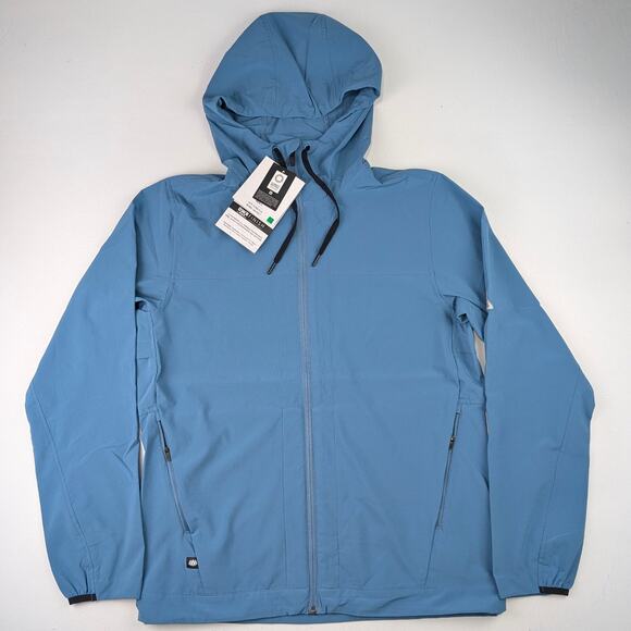 686 Men's Small ATP Stretch Wind Jacket - Blue Ash - Picture 1 of 11